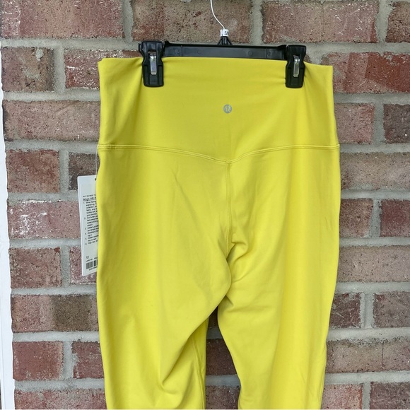 Lululemon yellow Align High Rise Leggings 28” inseam NWT 12 - Picture 7 of 10